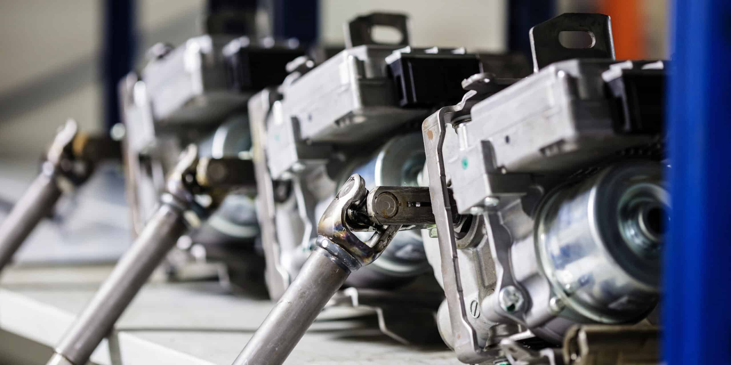 Stuurkolommen op voorraad.